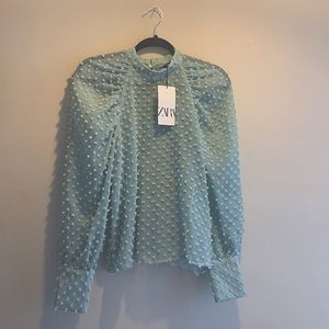Zara Puffy Sleeved Blouse